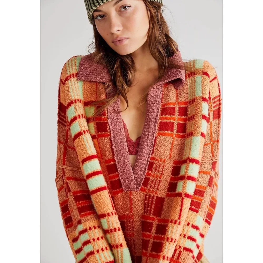 FREE PEOPLE Ruben Nubby Cozy Oversized Pullover Sweater S - Picture 4 of 15